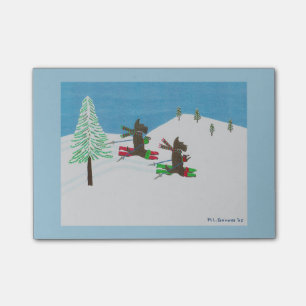 SCHLAGEN DER STEIGUNGEN POST-IT KLEBEZETTEL