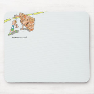 Schlagen der Wand-Mausunterlage Mousepad