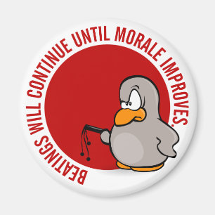 Schlagen fährt fort, bis Moral verbessert Magnet