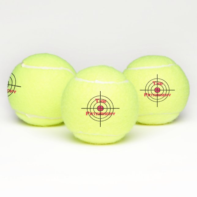 Schlagen Sie die Bullseye Balls des Patriarchy Pro Tennisbälle (Multi)