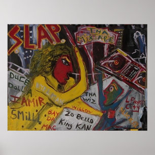 SCHLAGEN SIE DIE MIX-TAPE. POSTER