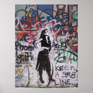 Schlagen Sie eine Pose Poster