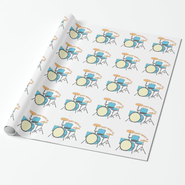 Schlagen Sie es einfach Geschenkpapier (Ungerollt)