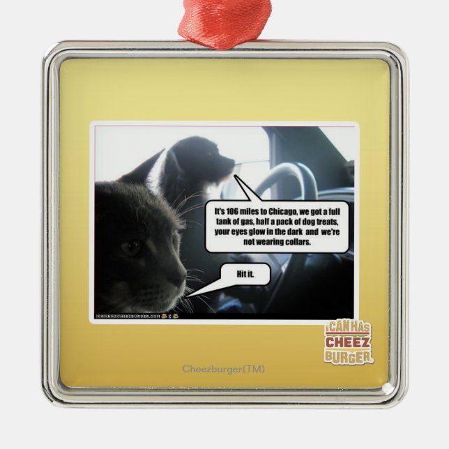 Schlagen Sie es Ornament Aus Metall (Vorne)