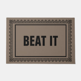 Schlagen Sie es Tür-Matte Fußmatte