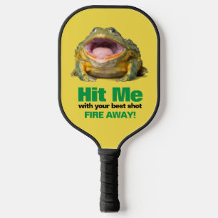 Schlagen Sie mich mit Ihrem besten Schuhgrauenfros Pickleball Schläger