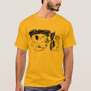 schlagen Sie oben grafische Kunst T-Shirt