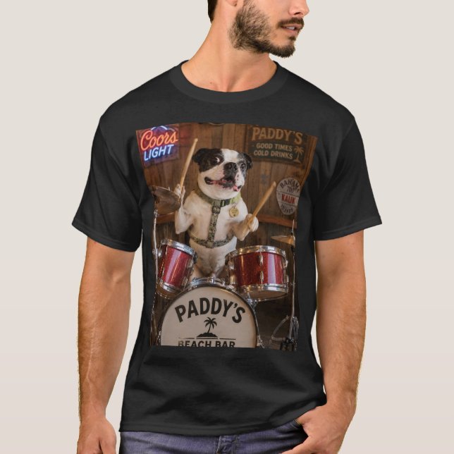 schlagender Boston Terrier T-Shirt (Vorderseite)