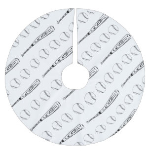 Schläger-Baum-Rock Polyester Weihnachtsbaumdecke