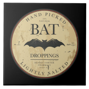 Schläger-Dungs-Vintager Halloween-Aufkleber Fliese