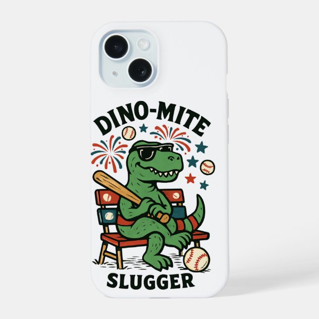 Schläger iPhone 15 Hülle (Rückseite)