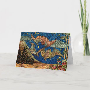 Schläger-japanischer Fenster-Entwurf Karte