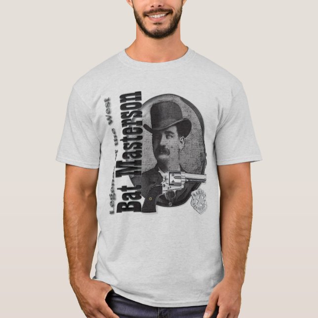 Schläger Masterson legendärer Lawman-deluxes T-Shirt (Vorderseite)
