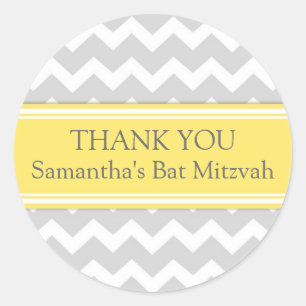 Schläger Mitzvah danken Ihnen Runder Aufkleber