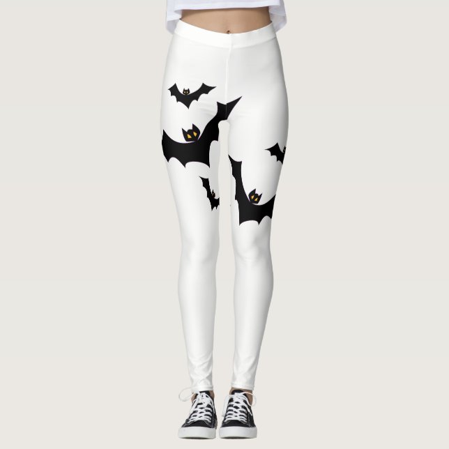 Schläger-Muster-Halloween-Leggings Leggings (Vorderseite)