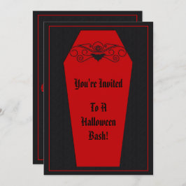 Schläger-Sarg-Einladung Einladung