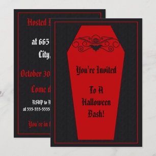 Schläger-Sarg-Einladung Einladung