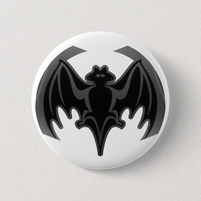 Schläger schwarzes Inv die MUSEUM Zazzle Geschenke Button (Vorderseite)