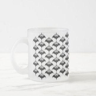 Schläger-Stammes- mattierte Silhouette-Tasse Mattglastasse