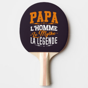 Schläger Tennis Papa der Mensch Légende der Myth Tischtennis Schläger