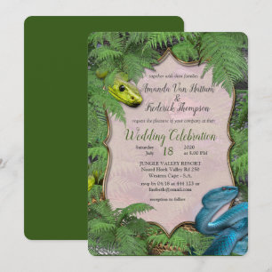 Schlägerei, Schlangen im Dschungel Einladung