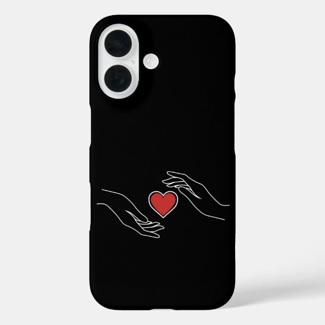 Schlagherz Case-Mate iPhone Hülle (Rückseite)