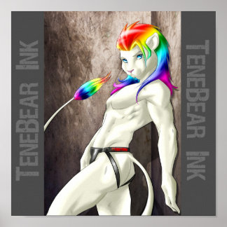 Schlagt die Löwe Poster