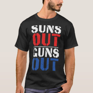 Schlägt die Waffen aus der 4. Juli-Bodybuilding T-Shirt