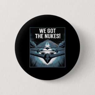 Schlagzeile Wir haben die Nuklearwaffen! USA Lufta Button