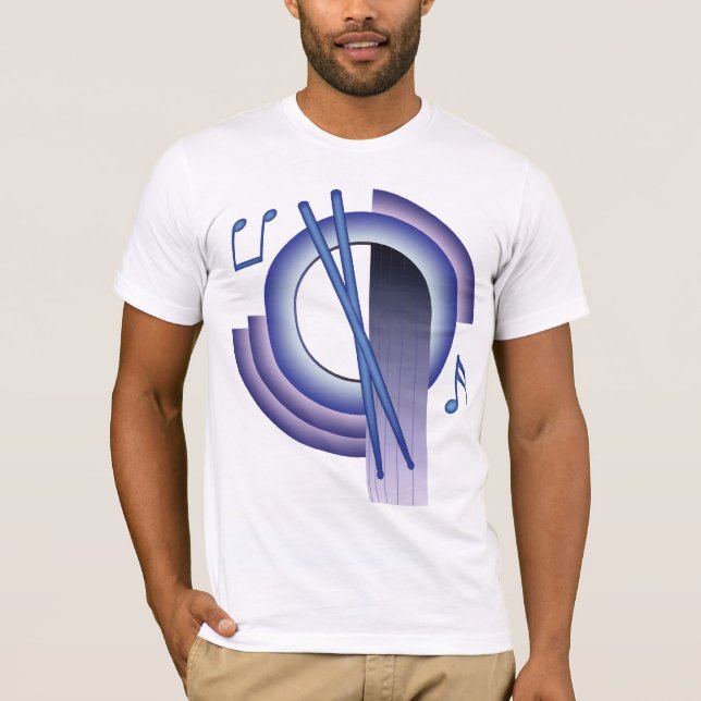 Schlagzeug Deco2 T-Shirt (Vorderseite)