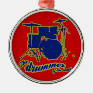 Schlagzeug Drums ~ Drummer Ornament Aus Metall