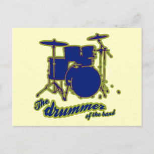 Schlagzeug Drums ~ Drummer Postkarte