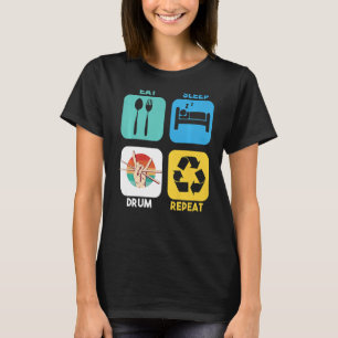 Schlagzeug Instrument Drum Music Drummer Musiker T-Shirt
