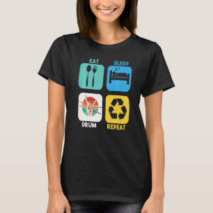 Schlagzeug Instrument Drum Music Drummer Musiker T-Shirt