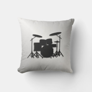 Schlagzeug-Musik-Design Kissen