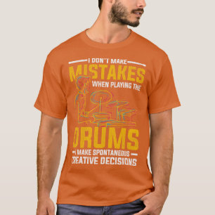 Schlagzeug Rock Musician Drummer T-Shirt
