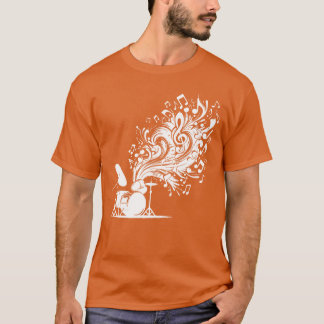 Schlagzeug Sheet Music - Sound-Eplosion für Musik T-Shirt