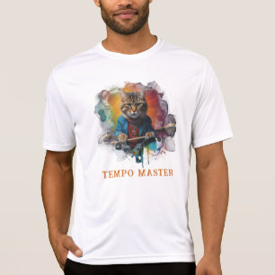 *~* Schlagzeuger Cool Cat DRUMMER TERRA AP91 T-Shirt