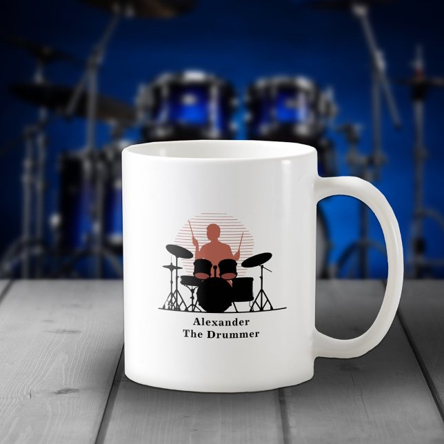 Schlagzeuger Kaffeetasse (Drummer Coffee Mug)