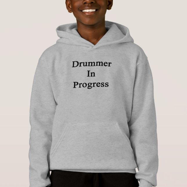 Schlagzeuger laufend hoodie (Vorderseite)