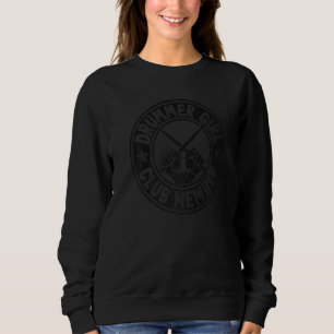 Schlagzeuger Mädchen Club Mitglied Frauen Trommeln Sweatshirt