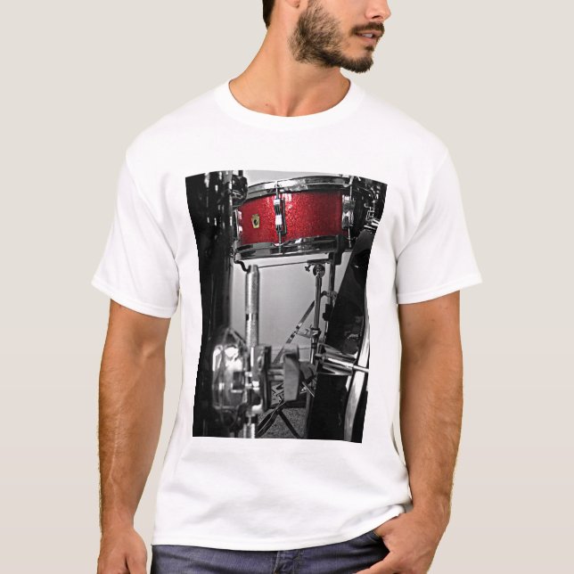 Schlagzeuger-Shirt T-Shirt (Vorderseite)