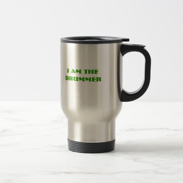 Schlagzeuger-Tasse Reisebecher (Rechts)