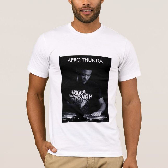 SchlagzeugerAfro Thunda T-Shirt (Vorderseite)