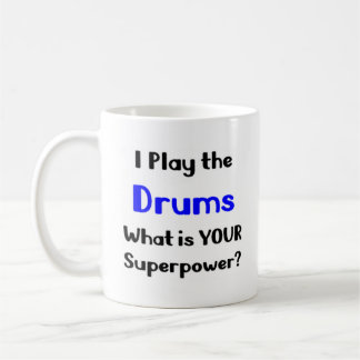 Schlagzeugspieler Kaffeetasse