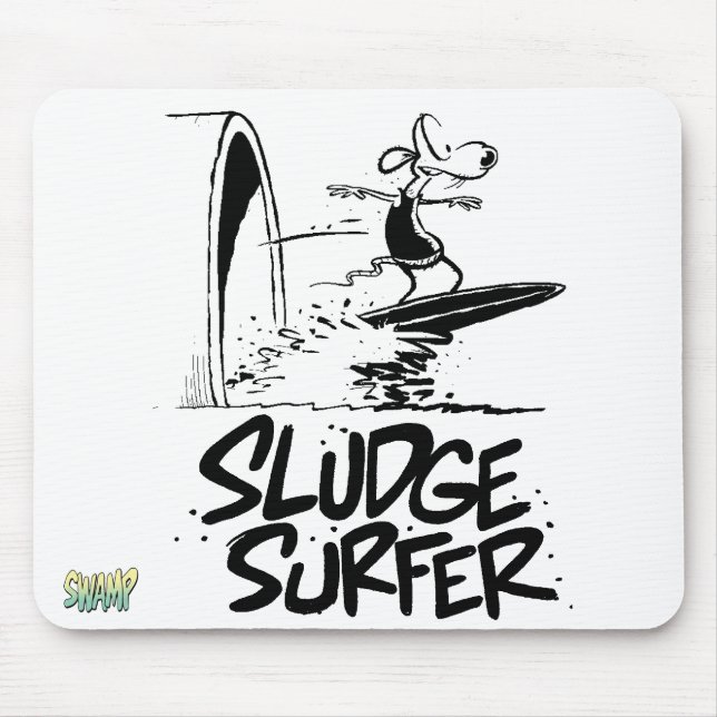 Schlamm, der für immer Mousepad surft (Vorne)