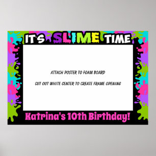Schlamm-Fotobooth-Rahmenposter-Fotorequisite Poster