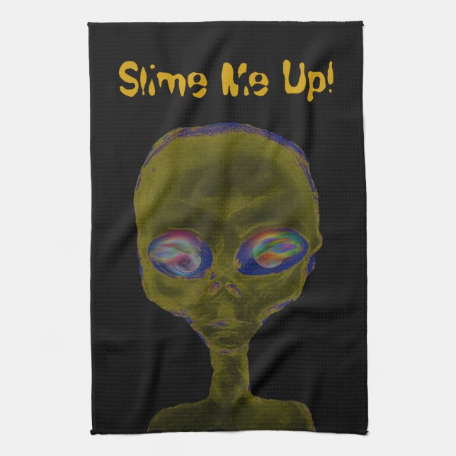 Schlamm ich herauf alien-Tuch Handtuch (Vertikal)