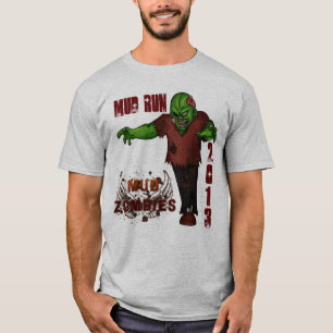 Schlamm lassen 2013 Team-Schlamm-Zombies laufen T-Shirt