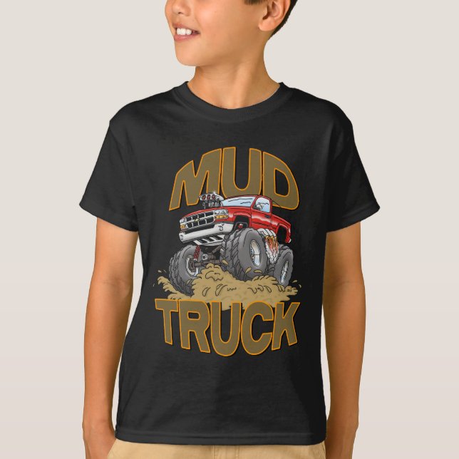Schlamm-LKW Chevy T-Shirt (Vorderseite)